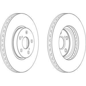 спирачен диск FERODO DDF1508 