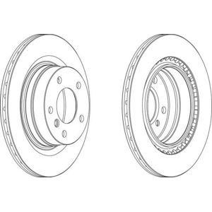 спирачен диск FERODO DDF1549