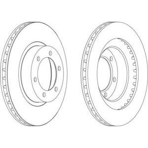 спирачен диск FERODO DDF1594