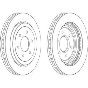 спирачен диск FERODO DDF1611 