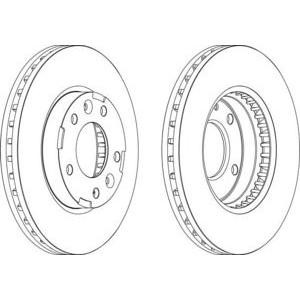 спирачен диск FERODO DDF1629
