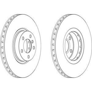 спирачен диск FERODO DDF1713C