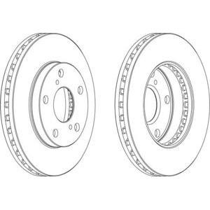 спирачен диск FERODO DDF702
