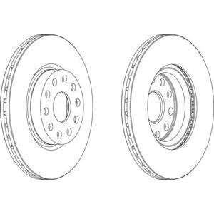 спирачен диск FERODO DDF803