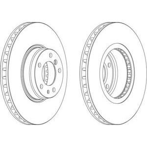 спирачен диск FERODO DDF832