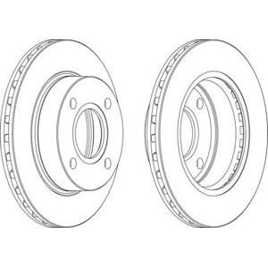 спирачен диск FERODO DDF887