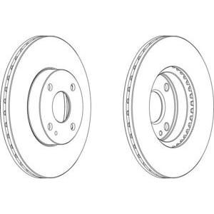 спирачен диск FERODO DDF975