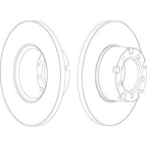 спирачен диск FERODO FCR116A