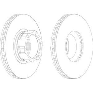 спирачен диск FERODO FCR119A