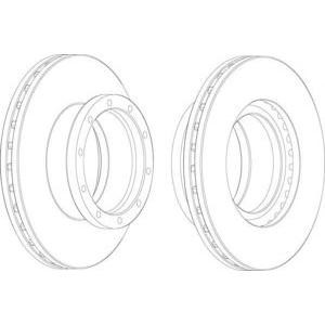 спирачен диск FERODO FCR145A