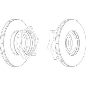 спирачен диск FERODO FCR164A 