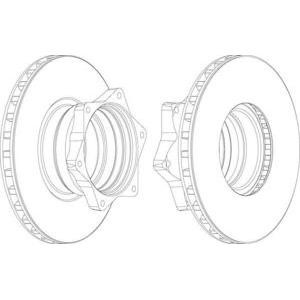 спирачен диск FERODO FCR165A 