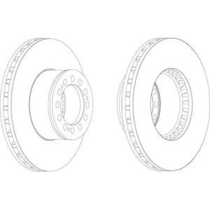 спирачен диск FERODO FCR181A