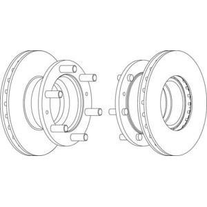 спирачен диск FERODO FCR233A