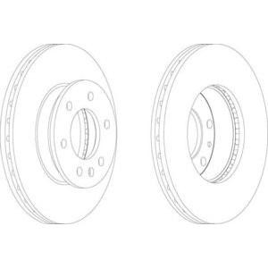 спирачен диск FERODO FCR310A 
