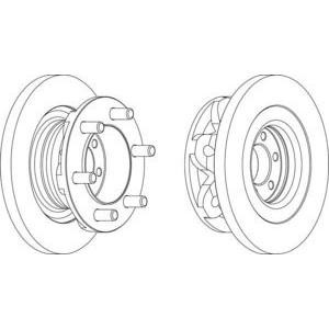 спирачен диск FERODO FCR313A