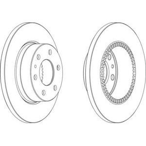 спирачен диск FERODO FCR316A