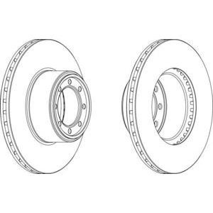 спирачен диск FERODO FCR320A