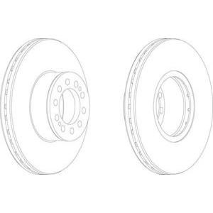 спирачен диск FERODO FCR330A