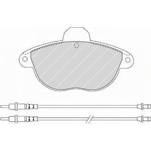 накладки FERODO FDB1069