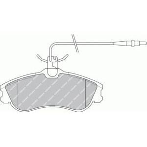 накладки FERODO FDB1112