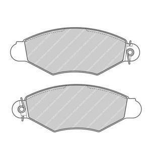 накладки FERODO FDB1135 