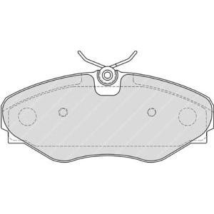 накладки FERODO FDB4176