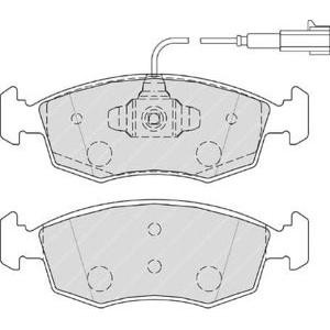накладки FERODO FDB4353