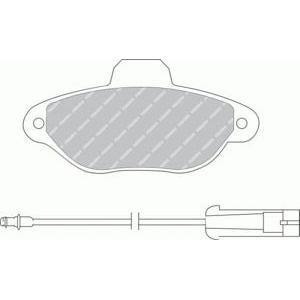 накладки FERODO FDB925 