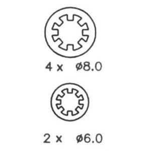 комплект спирачни челюсти FERODO FSB401 