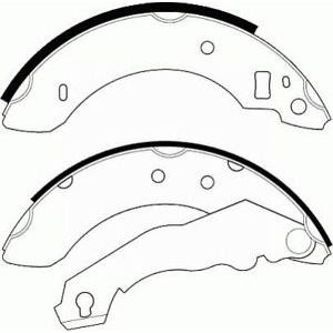 комплект спирачни челюсти FERODO FSB554 