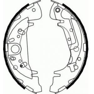комплект спирачни челюсти FERODO FSB609