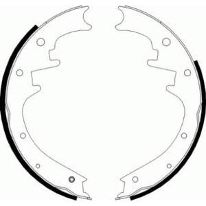 комплект спирачни челюсти FERODO FSB620 