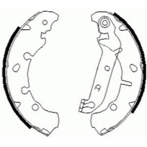 комплект спирачни челюсти FERODO FSB635 