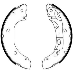 комплект спирачни челюсти FERODO FSB652 