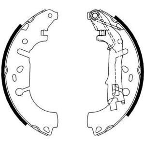 комплект спирачни челюсти FERODO FSB682 