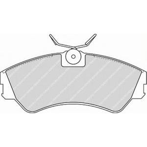 накладки FERODO FVR785 