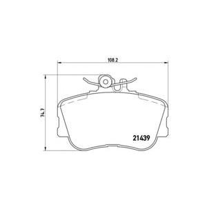 накладки BREMBO P 06 017