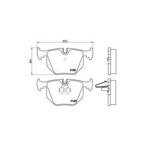 накладки BREMBO P 06 020 
