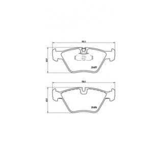 накладки BREMBO P 06 022