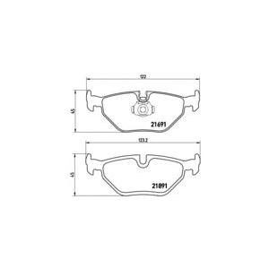 накладки BREMBO P 06 023 
