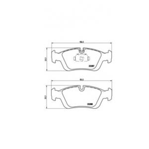 накладки BREMBO P 06 024 