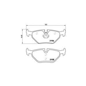 накладки BREMBO P 06 025 