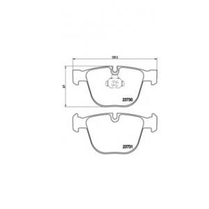 накладки BREMBO P 06 026 