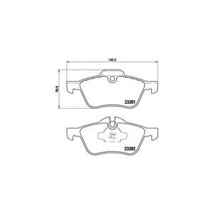накладки BREMBO P 06 030 