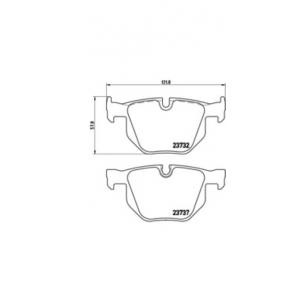 накладки BREMBO P 06 033 
