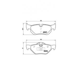 накладки BREMBO P 06 038