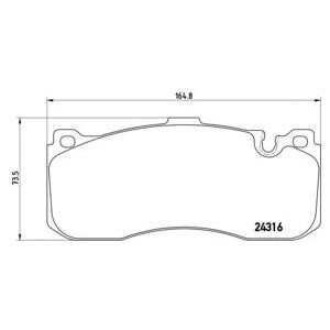 накладки BREMBO P 06 041