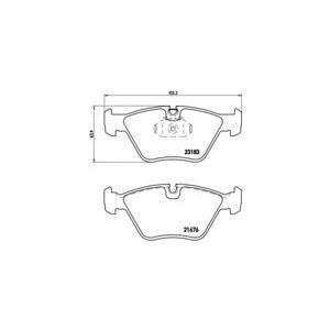 накладки BREMBO P 06 043