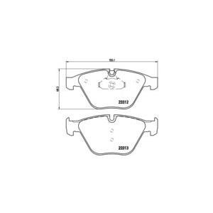 накладки BREMBO P 06 054
